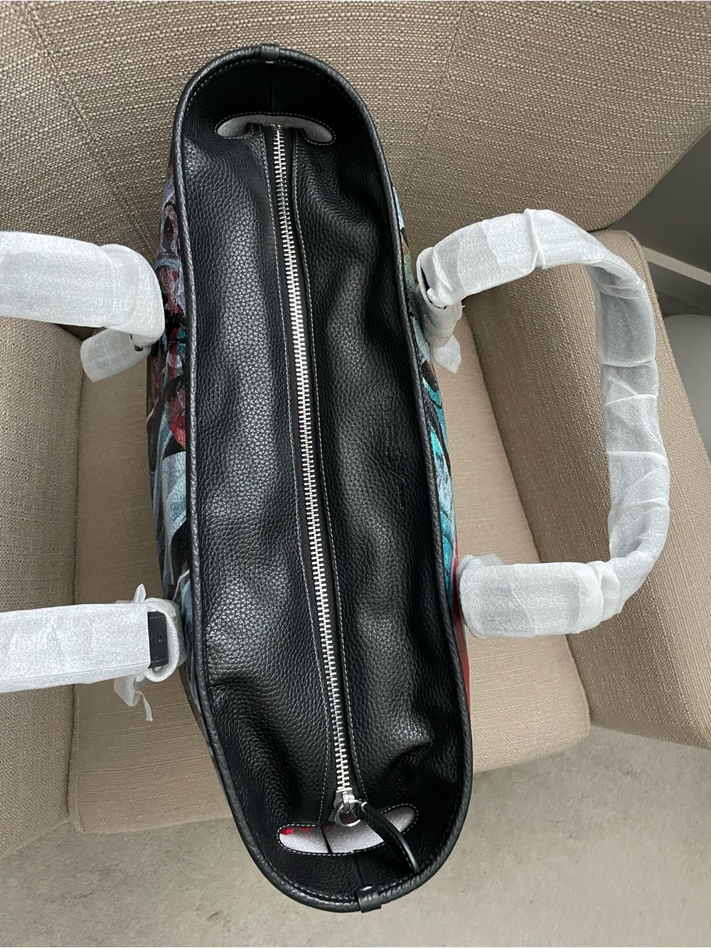 Coach X Mint + Serf Carriage Tote Black Multicolor NWT - Picture 12 of 16